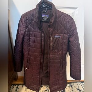 Dark Purple Patagonia Puffer Jacket Sz S